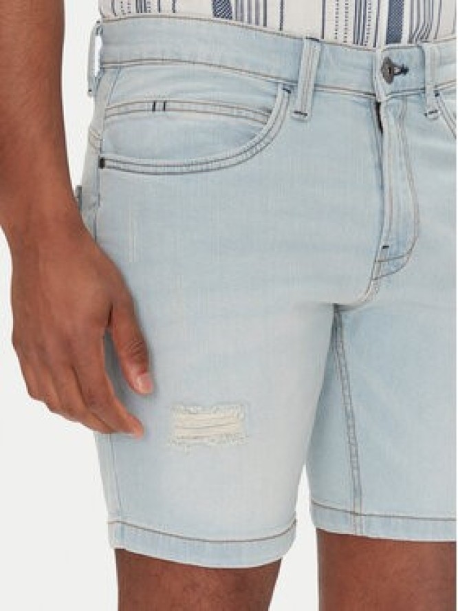 INDICODE Szorty jeansowe Sejer 70-849 Niebieski Slim Fit