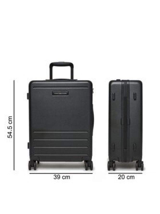 Tommy Hilfiger Walizka kabinowa AU0AU01973 Czarny