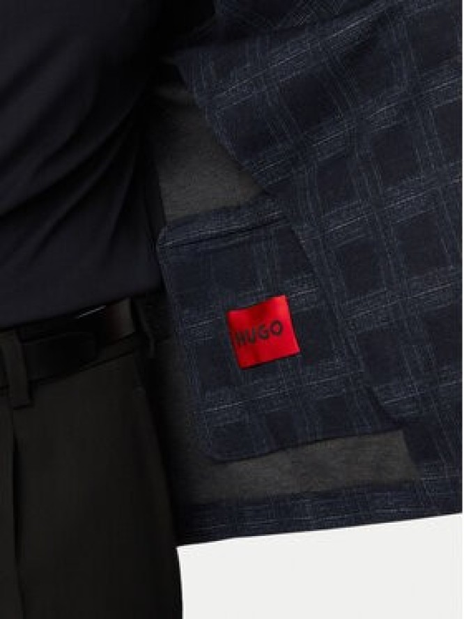 HUGO Marynarka Anton263X-H 50565382 Granatowy Extra Slim Fit