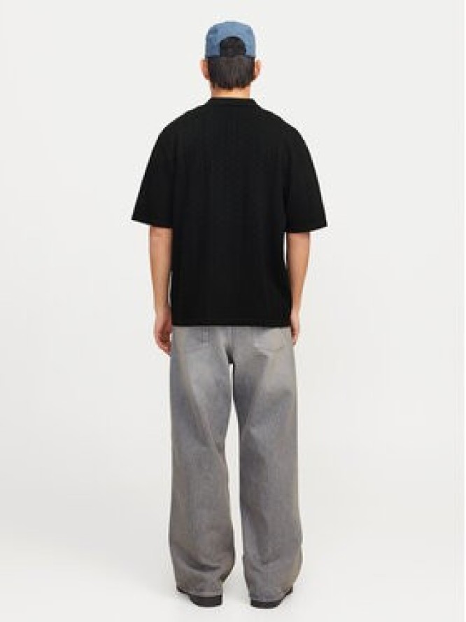 Jack & Jones Koszula Tyler 12272863 Czarny Loose Fit