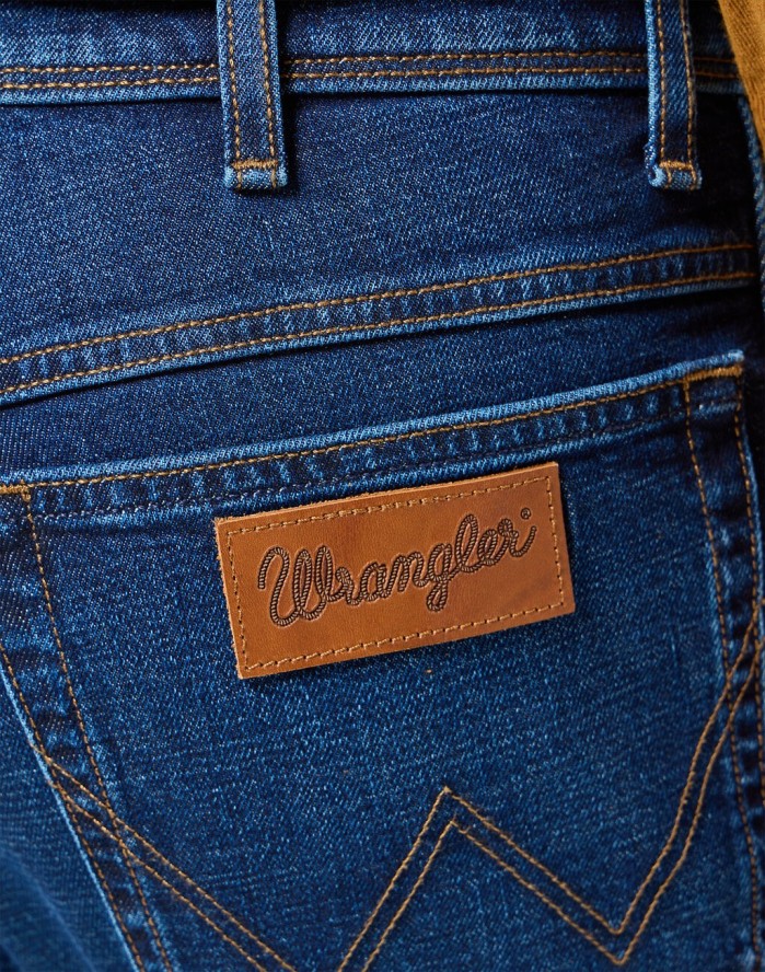 WRANGLER MĘSKIE SPODNIE JEANSOWE TEXAS SLIM MIDNIGHT HAZE 112356811 W12S008856