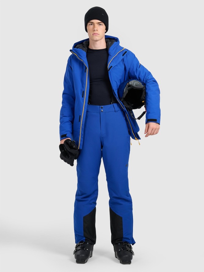 4F Kurtka narciarska membrana 8000 męska - niebieska 3XL