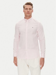 Tommy Hilfiger Koszula MW0MW38556 Różowy Slim Fit