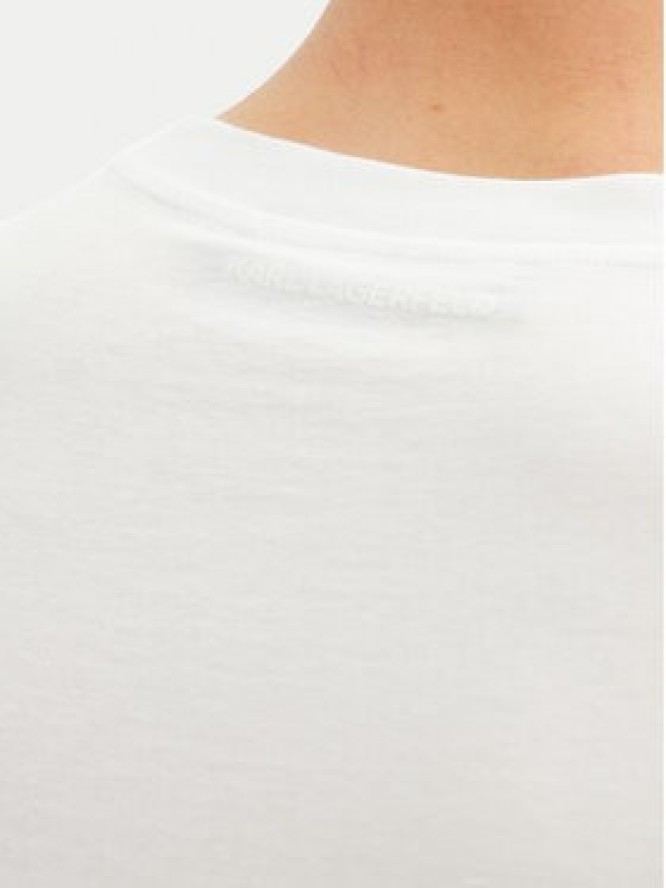 KARL LAGERFELD T-Shirt 755073 552251 Biały Regular Fit