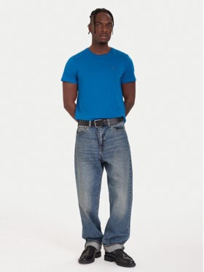 Tommy Jeans T-Shirt DM0DM04411 Niebieski Regular Fit