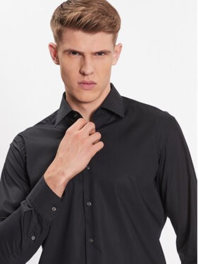 Boss Koszula 50473265 Czarny Regular Fit