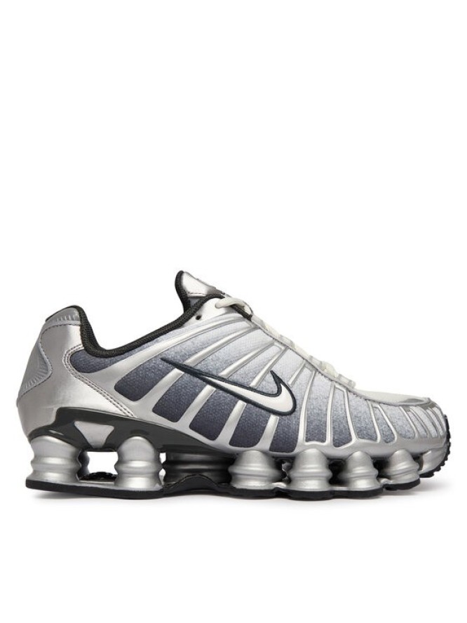 Nike Sneakersy Shox TL Print IH4466 095 Szary jasny
