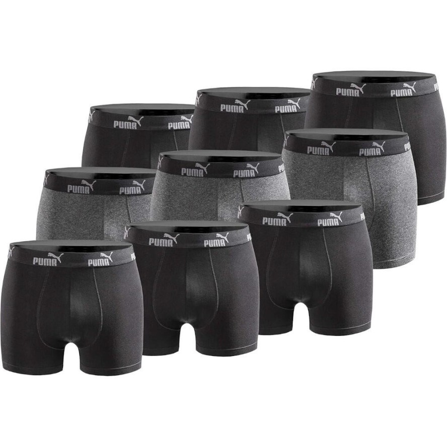 Bokserki majtki męskie Puma Boxershorts 9-pak bawełniane