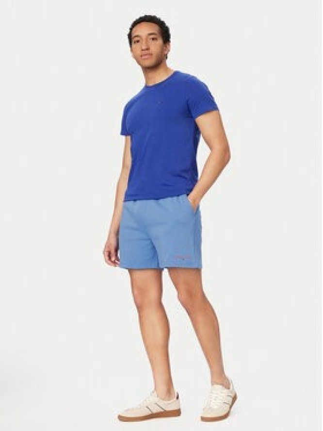 Tommy Jeans Szorty sportowe DM0DM22697 Niebieski Regular Fit