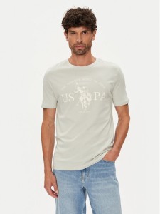 U.S. Polo Assn. T-Shirt MUP4203 Beżowy Regular Fit