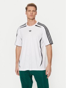 adidas T-Shirt adicolor Teamgeist JP1113 Biały Loose Fit