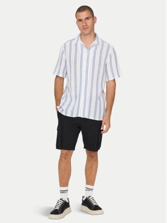 Only & Sons Koszula 22025659 Biały Regular Fit