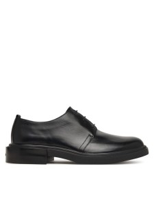 Calvin Klein Półbuty Cupped Postman Derby Laceup Lth HM0HM01996 Czarny