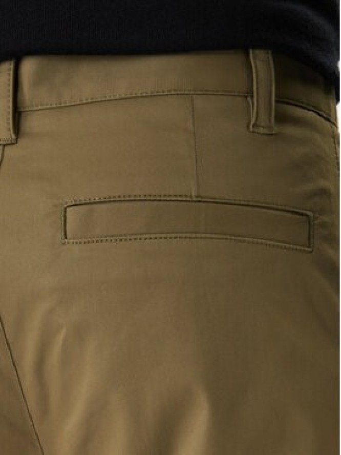 HUGO Spodnie materiałowe Craysen 50553180 Zielony Straight Fit