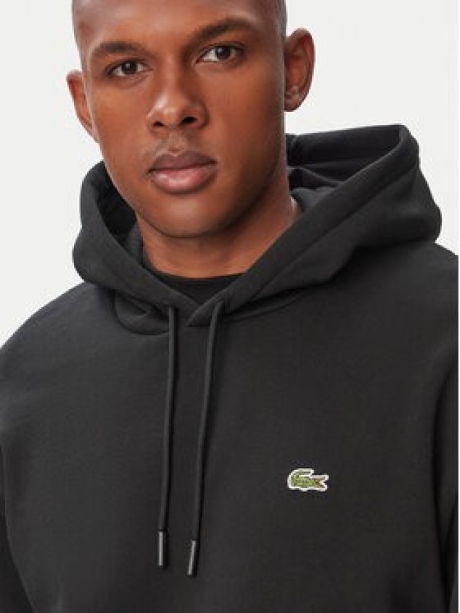 Lacoste Bluza SH8863 Czarny Relaxed Fit