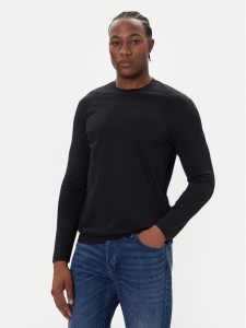 Bugatti Longsleeve 8330-85044D Czarny Regular Fit