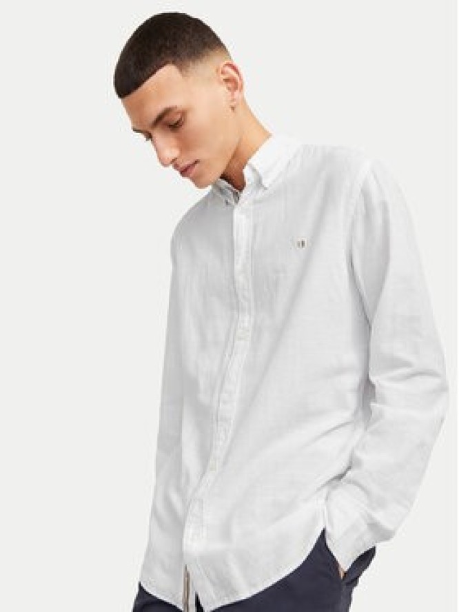 Jack & Jones Koszula Summer 12274599 Biały Regular Fit