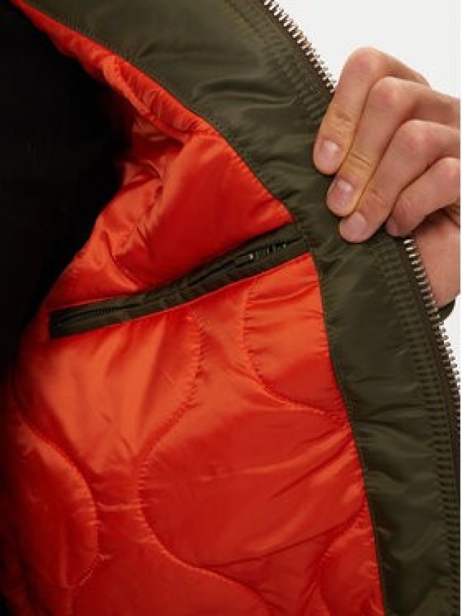 Schott NYC Kurtka bomber 210100RS Zielony Regular Fit