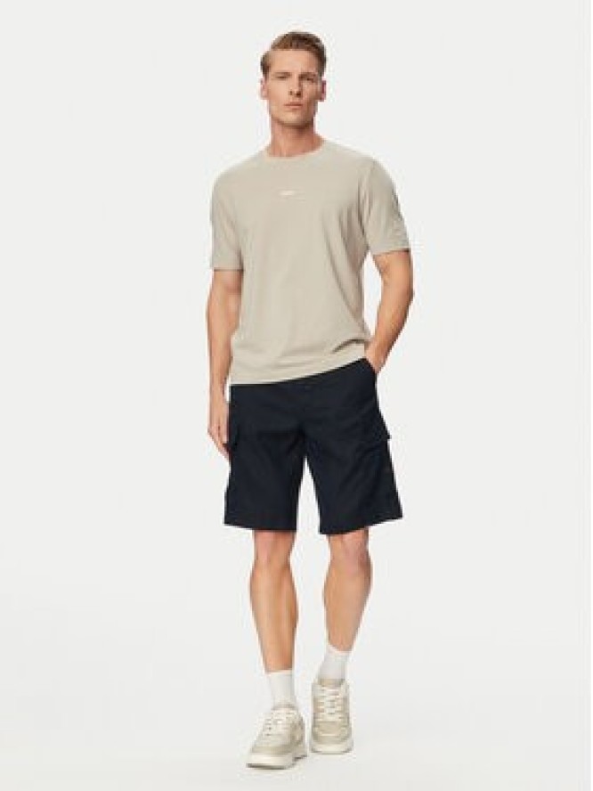 BOSS Szorty materiałowe Sisla 50559366 Granatowy Relaxed Fit