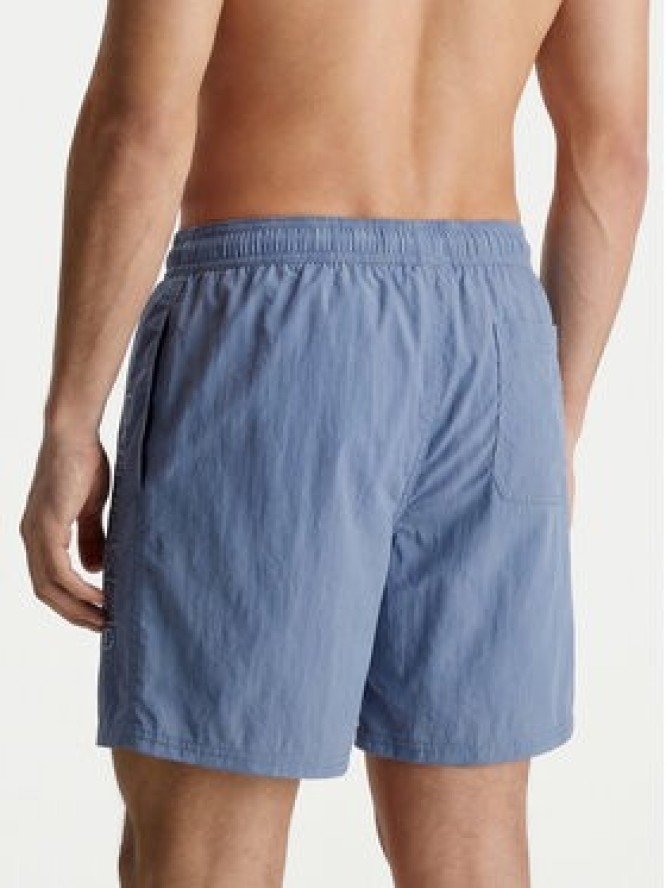 Calvin Klein Swimwear Szorty kąpielowe LV00N61029 Niebieski Regular Fit