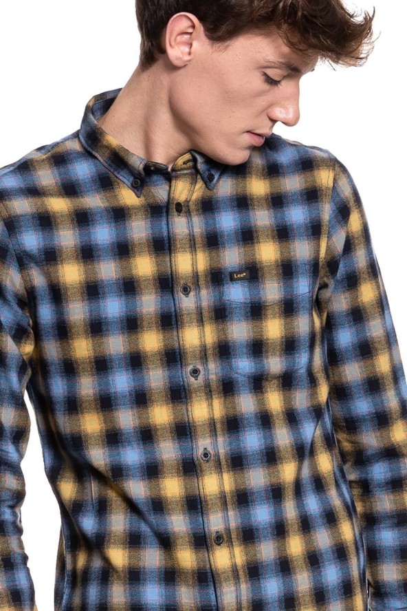 KOSZULA LEE BUTTON DOWN FROST BLUE L880OMMJ 112123352