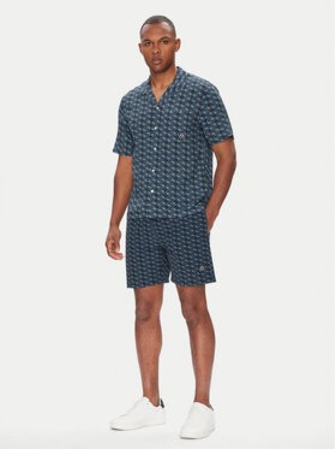 Moose Knuckles Szorty kąpielowe Hide And Swim M15MR756H Granatowy Regular Fit