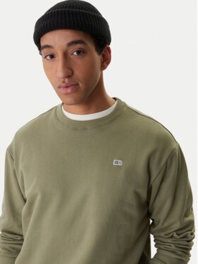 RVCA Bluza Va Essential Crew AVYFT00331 Zielony Regular Fit