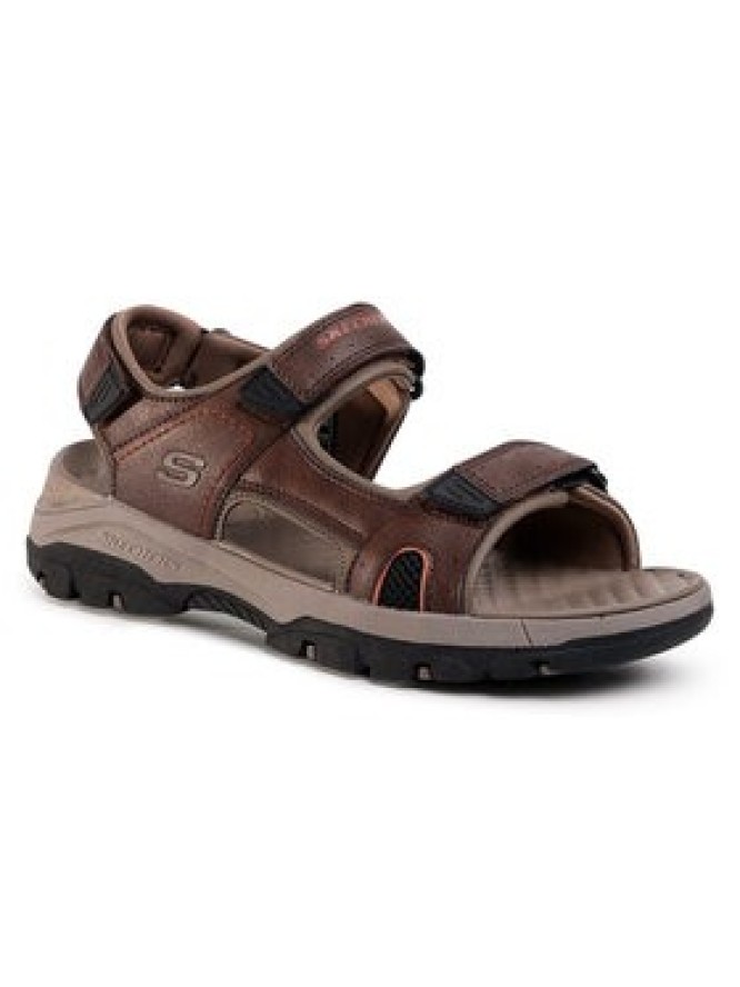 Skechers Sandały Hirano 204106/BRN Brązowy