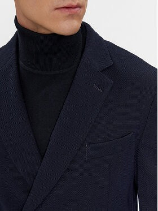 Boss Marynarka 50497271 Granatowy Slim Fit