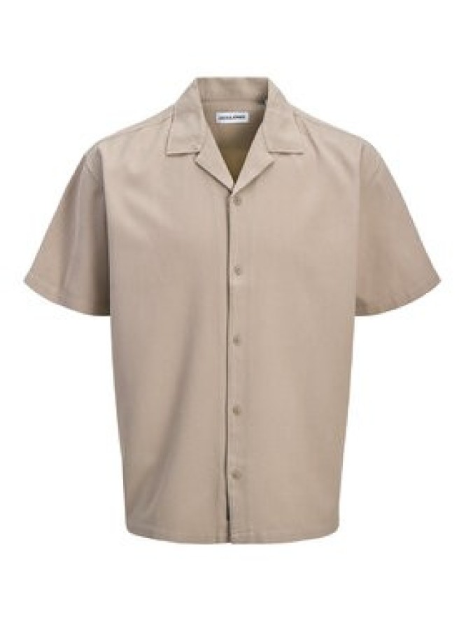 Jack & Jones Koszula Global 12295551 Beżowy Relaxed Fit