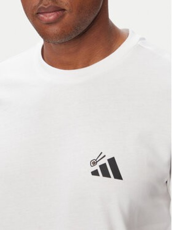adidas T-Shirt Sushi Graphic KT9706 Biały Regular Fit