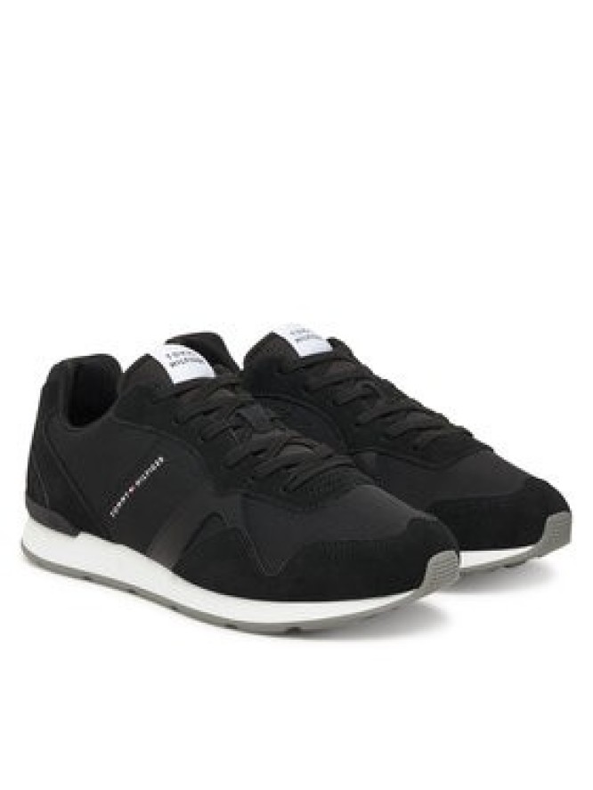 Tommy Hilfiger Sneakersy Runner Icon Mix FM0FM05679 Czarny