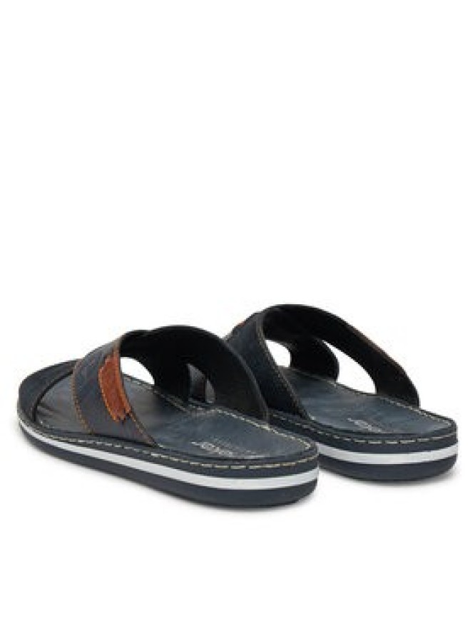 Rieker Klapki 21098-14 Granatowy