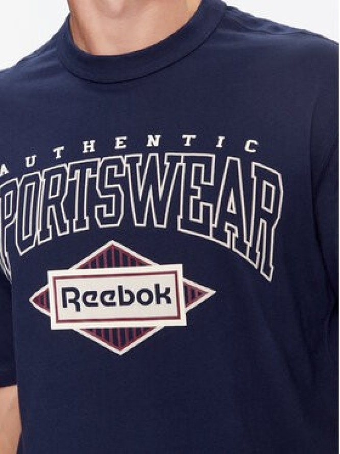 Reebok T-Shirt Sporting Goods IM1505 Granatowy Regular Fit