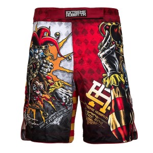 Spodenki do Grapplingu MMA BJJ K1 męskie EXTREME HOBBY KILLER CARDS 2