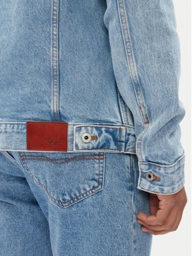Pepe Jeans Kurtka jeansowa Pinners PM402715 Niebieski Regular Fit