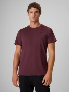 T-shirt treningowy z wykończeniem szybkoschnącym męski 4F 4FWAW26TFTSM2355