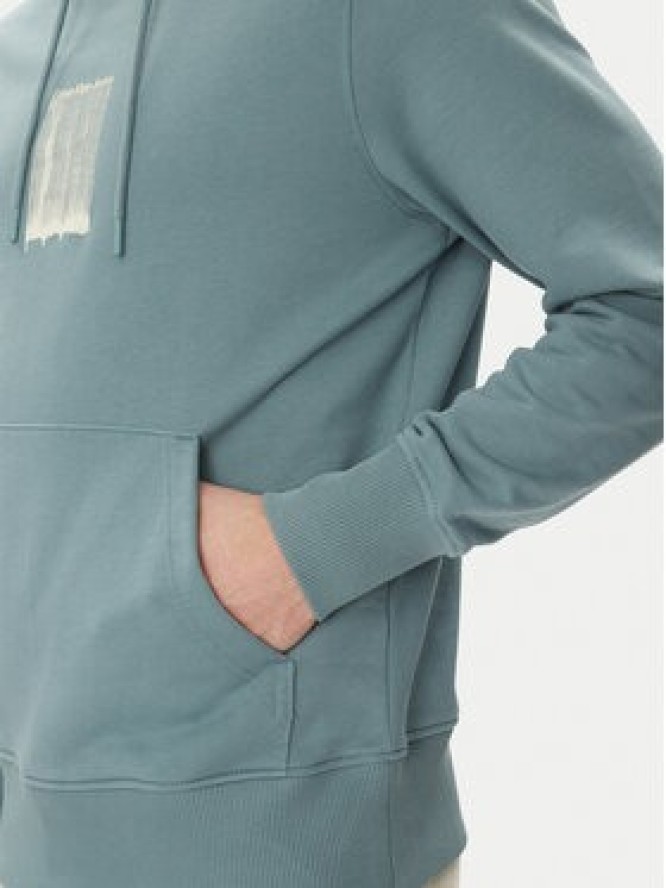 Calvin Klein Jeans Bluza Brush Stroke J30J327525 Niebieski Regular Fit