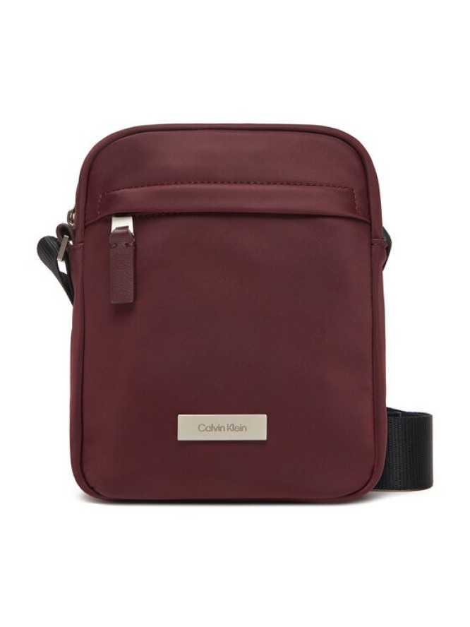 Calvin Klein Saszetka Sleek Reporter LV04D3180G Bordowy
