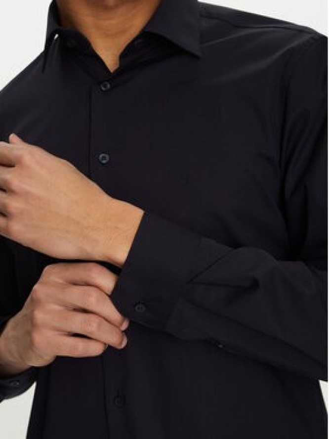 Calvin Klein Koszula K10K109509 Granatowy Slim Fit