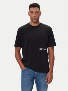 Karl Lagerfeld Jeans T-Shirt A4M17030 Czarny Relaxed Fit
