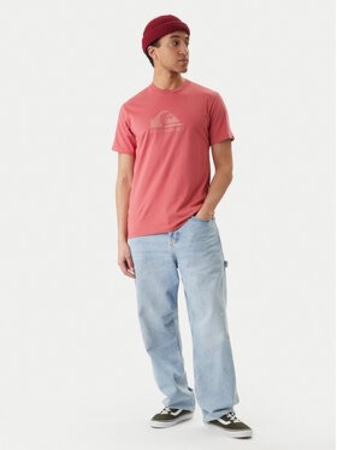 Quiksilver T-Shirt Ev Comp Logo EQYZT08182 Czerwony Regular Fit