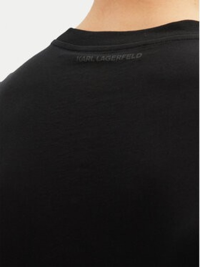 KARL LAGERFELD T-Shirt 755073 552251 Czarny Regular Fit