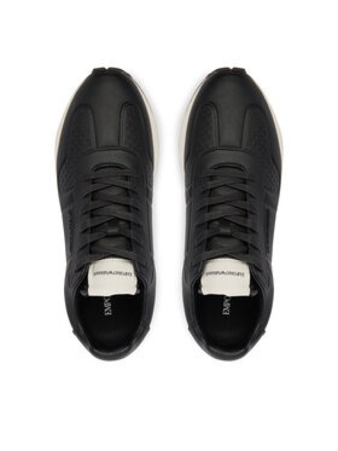 Emporio Armani Sneakersy EM003740 AF19726 MC005 Czarny