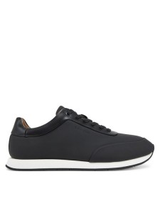 Calvin Klein Sneakersy Low Prof Runn Laceup Rubb Lth HM0HM01707 Czarny