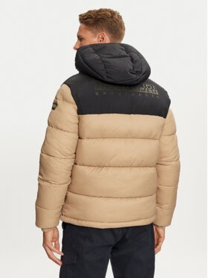 Napapijri Kurtka zimowa A-Hornelen NP0A4GLL Beżowy Regular Fit