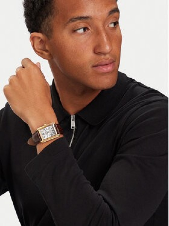 Fossil Zegarek Carraway FS6011 Brązowy