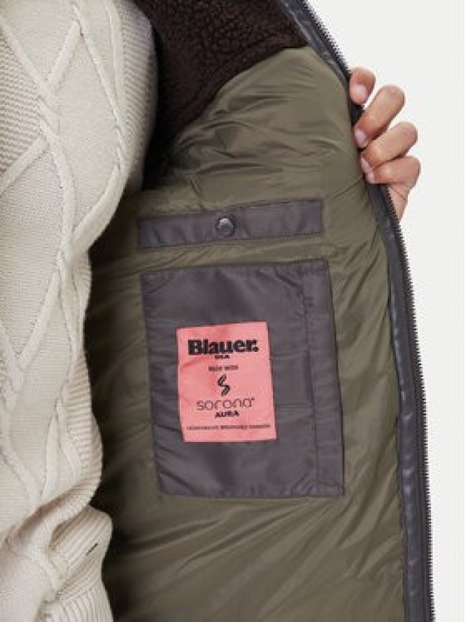 Blauer Kurtka zimowa ORGAN 25WBLUC02028 Zielony Regular Fit