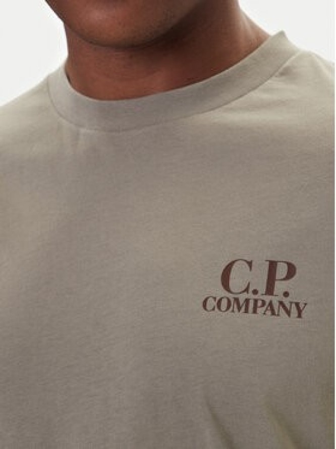 C.P. Company T-Shirt 19CMTS103A005100W Khaki Regular Fit