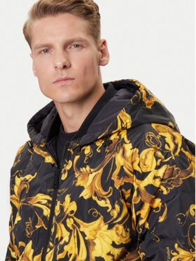 Versace Jeans Couture Kurtka puchowa 79GAUD16 CQSD3 Czarny Regular Fit